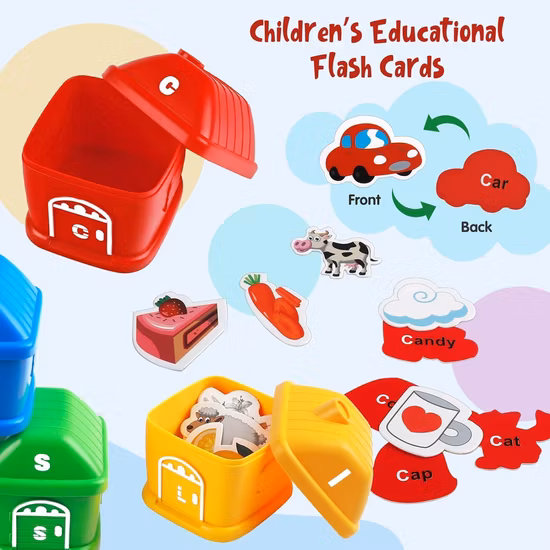 Toddler Learning Flash Card Set - Educational Toys for Kids