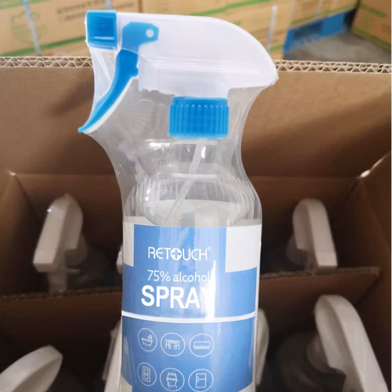 CE/ISO/ Certified 100ml 75 Alcohol Spray Antibacterial Liquid Disinfectant Alcohol Hand Sanitizer Spray