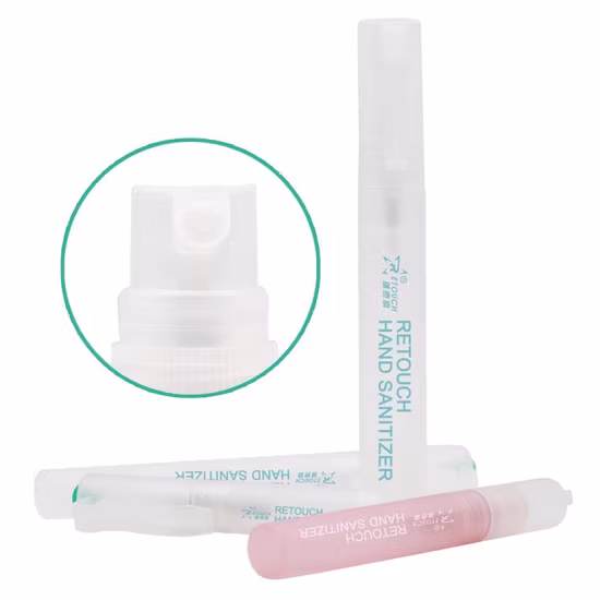 Portable 10ml Hand Sanitizer Spray Pen to Hold Alcohol for Hand Disinfectant